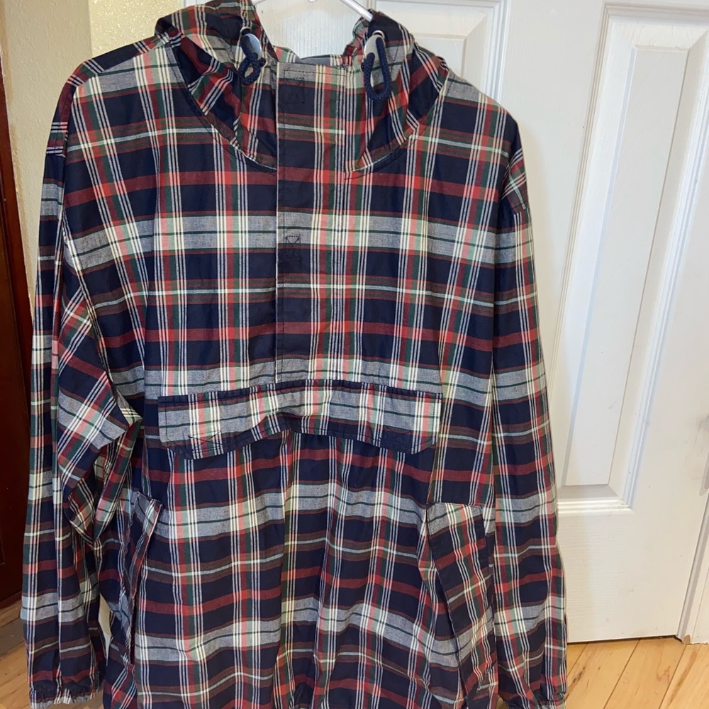 Vintage Gap 1/4 zip rain jacket